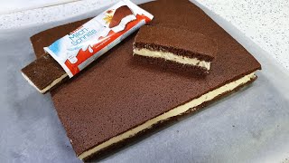 KINDER MILK ŠNITE  Kinder Milchschnitte  Originalni Recept [upl. by Akienom577]