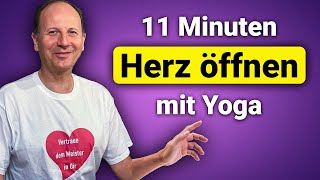 Yoga ab 45 Herz öffnen amp Schulterverspannungen und blockierte Brustwirbelsäule lösen [upl. by Rhys353]