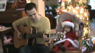 I Saw Mommy Kissing Santa Claus  Jolly Old Saint Nick  Fingerstyle Guitar for Trisomy 18 [upl. by Aleksandr]