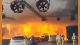 Fire in a highway tunnel  Gwacheon South Korea [upl. by Tsui]