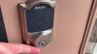 My Quick Review Of SCHLAGE Smart Lock [upl. by Kenzi271]