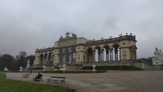 Gloriette Wien Winter Schloss Schönbrunn Palace Vienna [upl. by Nylrebma]