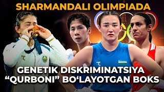 SHARMANDALI OLIMPIADA GENETIK DISKRIMINATSIYA QURBONI BOLAYOTGAN BOKS [upl. by Goody]