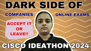 HARSH REALITY💔🤯 OF CISCO EXAM CISCO IDEATHON 2024 CODE WITH CISCO 2024 Cisco Ideathon Preparation [upl. by Goodrich]