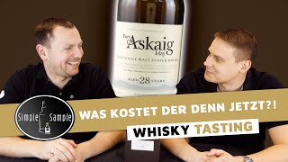 Port Askaig 28 Jahre Whisky Tasting  Simple Sample [upl. by Aihpled640]