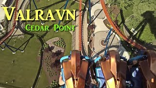 Valravn Dive Roller Coaster On Ride Back Seat HD POV Cedar Point 2018 [upl. by Keith527]