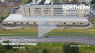 Ballymena Campus New Build Drone Footage  August 2024 [upl. by Reinertson]