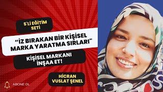 İz Bırakan Bir Kişisel Marka Yaratma Sırlarıquot KİŞİSEL MARKANI İNŞAA ET [upl. by Bulley]