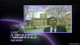 Tom Brokaw NBC Nightly News Democratic Primary commercial 1984 [upl. by Prudence]