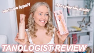 TANOLOGIST SELF TAN REVIEW ⚡️ 360 SPRAY TAN MISTER  SELF TAN WATER [upl. by Attenrev]