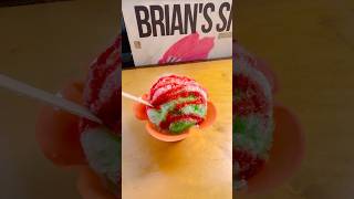 Brian’s Shave Ice  Tasting everything I see along ➡️  Venice Beach [upl. by Drexler]