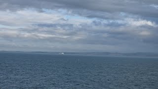 Ferry from Dunkirk France to Dover port UK  DFDS ferries  Beautiful views [upl. by Llenoj]