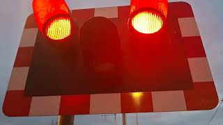 antrim station level crossing co antrim 61124 [upl. by Brost]