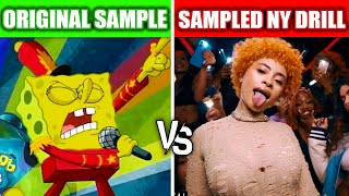 ORIGINAL SAMPLE VS SAMPLED NY DRILL SONGS PART 3 [upl. by Euqinobe]