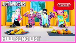 Just Dance 2022  Full Song List Trailer  Nintendo Switch [upl. by Annahsohs]