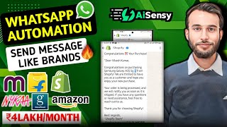 How To Create Whatsapp Chatbot Like Myntra Flipkart boAt  Whatsapp Automation Full Course [upl. by Fleta]