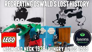 Recreating Oswald the Lucky Rabbit’s Lost History in Lego Part 12 Neck and Neck and Hungry Hobos [upl. by Wadell]