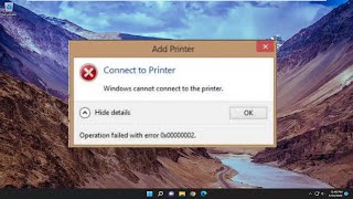 Cannot Connect to Printer 0x00004005 in Windows 1011 FIX Tutorial [upl. by Cynarra]