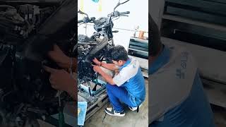 NS 200 bs6 repairing time video full service and cleaning [upl. by Ardnoyek]