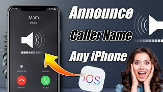 😍 How To Announce Caller Name In iPhone  How To Turn On Announce Calls On iPhone  Announce Calls [upl. by Arihppas]