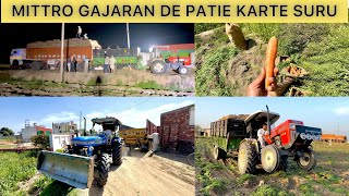 Gajar De Patie Suru Karte Dekh Dea Ik Kille Vicho Kinne Paise Bachan Ge Carrot Farming 🥕 Part  1 [upl. by Ahsikal]