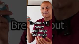 How to use your asthma inhaler Learn the correct technique for your Ventolin inhaler shorts [upl. by Allerym]