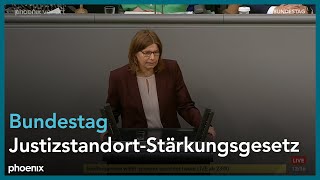 Bundestagsdebatte zum JustizstandortStärkungsgesetz [upl. by Haymes594]