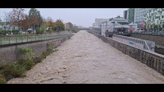 Hochwasser Wienfluss 20240915 [upl. by Nollie]