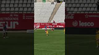 Gol de Alberto González a centro de Pedro León Real Murcia vs AD Alcorcón [upl. by Kirbie690]