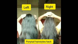 which one is the best ponytail hairstyles comment 🌺shortvideohairstyleshackhairtutorialhack [upl. by Narine]