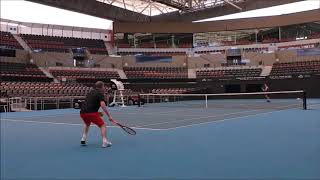 Manders vs Allen  Pat Rafter Arena QTC 18320 Tennis Brisbane Highlights [upl. by Neerroc]