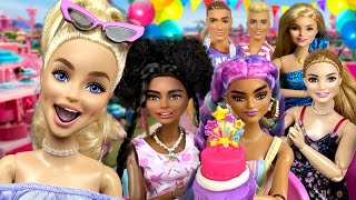 Barbie Dolls Birthday Cake Fell on the Ground Surprise Birthday Party [upl. by Nnyllatsyrc]