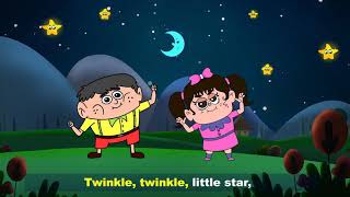 Twinkle Twinkle Little Star  Kids Songs Nursery Rhymes by EFlashApps [upl. by Yssep]