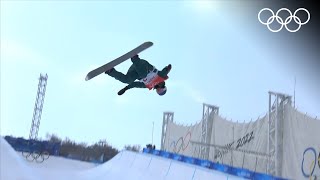 🏂 Scotty James vs Ayumu Hirano  Snowboard Beijing 2022  Halfpipe qualifying highlights [upl. by Sadler141]