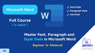 Microsoft Word Master Font Paragraph and Styles Tools  Complete Text Formatting Tutorial [upl. by Seraphina98]