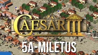 Caesar 3  Mission 5a Miletus Peaceful Playthrough HD [upl. by Derrek]