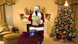 Santa Visits Our House  Create Your Own Video [upl. by Eednas]