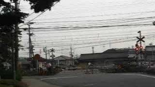 Railroad crossing in Japan  JR West kyoto Line 01 [upl. by Berglund]