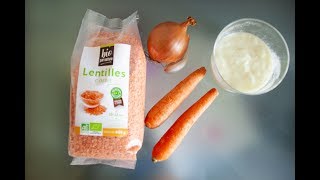 Recette Bio  Soupe de lentilles corail [upl. by Olenka]