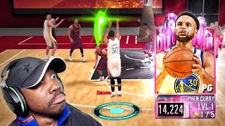 PINK DIAMOND CURRY IS 3POINT SHOOTING GLITCH NBA 2K Mobile Season 2 Gameplay Ep 40 [upl. by Shamma]