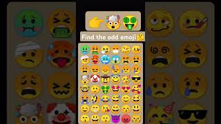 Find the odd emoji 🤔mistek comments boxtrendingshorts findtheoddemojiquize shortvideo emojiquiz [upl. by Aihsrop]