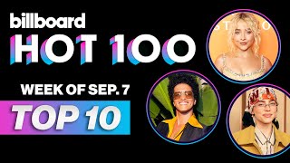 Billboard Hot 100 Top 10 Countdown For September 7 2024  Billboard News [upl. by Ahtnama]