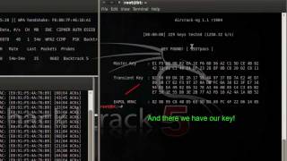 Cracking WPAWPA2 Network Keys in Backtrack 5 Aircrackng [upl. by Eerat]