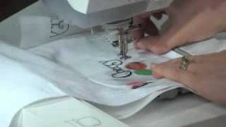 Learn how to place embroidery designs perfectly on a table runner embroidery blank [upl. by Odraode65]