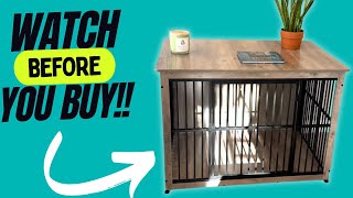 Review and Demo of Dog Furniture Crate [upl. by Eneluj]