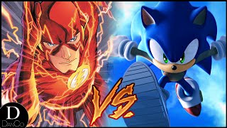 Flash VS Sonic  BATTLE ARENA  DC Comics  Sonic the Hedgehog [upl. by Annavaig421]