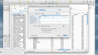 How to Export JMP table to Numbers [upl. by Byram]