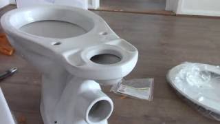 How to assembly toilet Fitting toilet [upl. by Ronna]