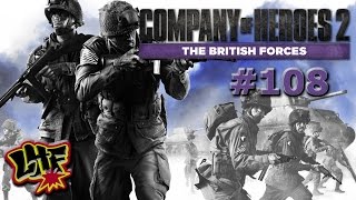 Lets Play CoH2 British Forces 108 Das ist meine Insel wech da German HD [upl. by Lyrac]