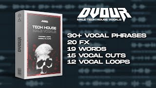 DVOUR Tech House Vocals  FREE Sample Pack [upl. by Sirod986]